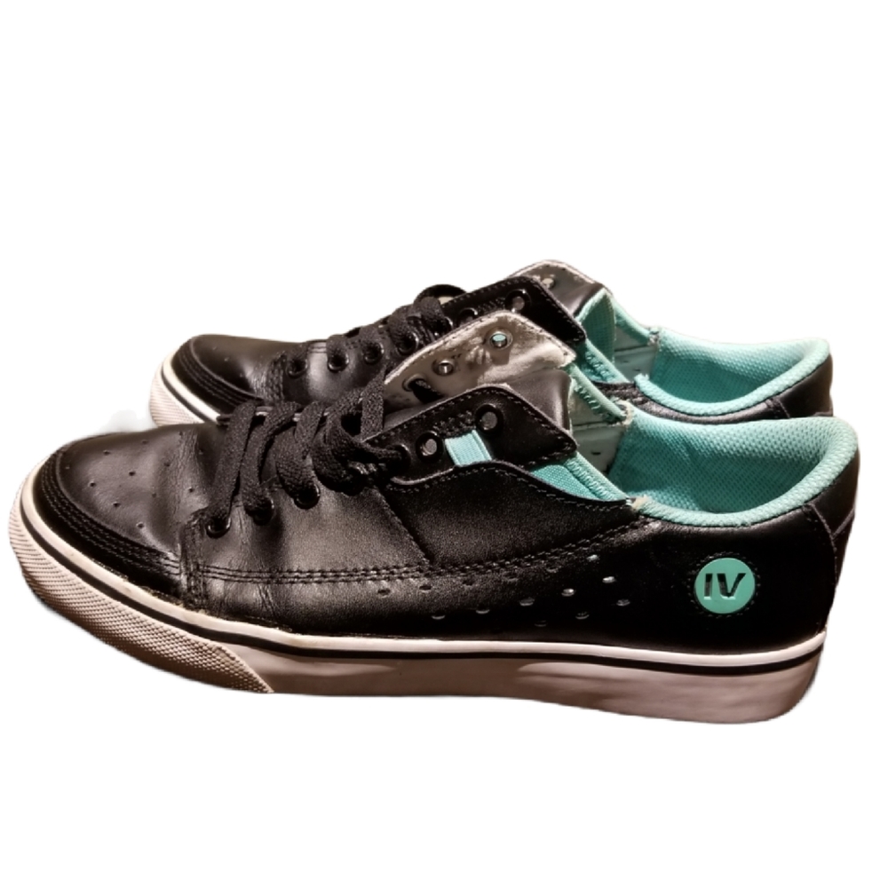 GRAVIS Women's Black & Teal Skater Shoes (Size 8) - Picture 4 of 14